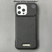 iPhone 16 Pro Parfümlü Koku Hazneli MagSafe Uyumlu Deri Kılıf - 2