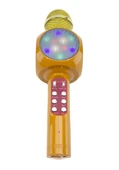 Karaoke Eğlenceli Ve Taşınabilir Bluetooth'lu Işıklı Şarjlı Mikrofon (çantalı) - 2