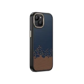 Apple iPhone 15 Kılıf M-safe Şarj Özellikli Karbon Fiber Görünümlü Zore Antina Kapak - 10