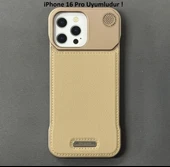 iPhone 16 Pro Parfümlü Koku Hazneli MagSafe Uyumlu Deri Kılıf - 4