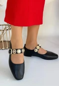 Koope Siyah Cilt Babet Ayakkabı thumbnail 3