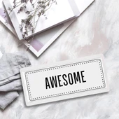 The Mia Dikdörtgen Servis Awesome  - 35 x 16 Cm thumbnail 3