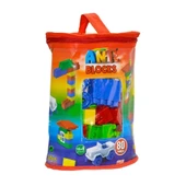 ANT081 Ant Blocks 80 Parça Çantalı Blok Seti - 1