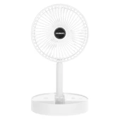 Everest EFN-605 Masaüstü Şarj Edilebilir Beyaz 800mAh Usb Fan - 1