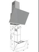 ORION Gri Ankastre Set (Ocak/Fırın/Davlumbaz) - 4