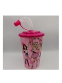 Tuffex Barbie Bardak Kapaklı Pipetli 0.40Lt TP5135 thumbnail 1