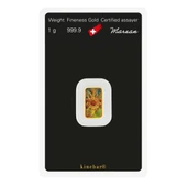 AgaKulche Argor Heraeus 1 gr Kinebar 24 Ayar 999.9 Külçe Altın - 2