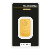 AgaKulche Argor Heraeus 10 gr Kinebar 24 Ayar 999.9 Külçe Altın - 1