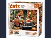 KS PUZZLE 500 PARCA CATS OF THE CAR (20073) - 1