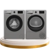 9 KG Çamaşır - Kurutma Makinesi Gri Set (9120 DMX S- 900 KMX S) - 1