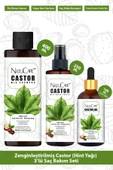 NatuCare Zenginleştirilmiş Castor (Hint Yağı) 3'lü Saç Bakım Seti - 1