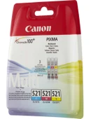 Tonersepeti Canon CLI-521 Renkli Kartuş Avantaj Paketi - 1