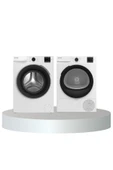 8 KG Çamaşır - Kurutma Makinesi Beyaz Set (8100 MX - 800 KMX) - 1
