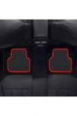 Peugeot 307 2001 - 2014  Kırmızı Halı Siyah Kenar Petek Topuk - 2