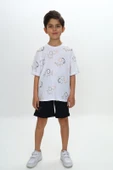 Toontoy Erkek Çocuk Fil Baskılı Şortlu Takım - 11
