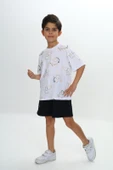 Toontoy Erkek Çocuk Fil Baskılı Şortlu Takım - 12