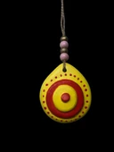 SARI KIRMIZI NAZAR BONCUĞU BAHÇE BALKON DUVAR SÜSÜ - 3