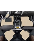 Renault Kadjar 2015 Sonrası  Bej Halı Bej Kenar Petek Topuk - 1
