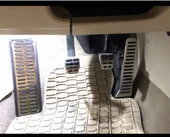 Volkswagen Jetta Mk5 Golf 5-6 Scirocco Leon Mk2 Uyumlu Krom Pedal Seti Manuel - 1