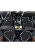 Skoda Octavia 2004-2012  Siyah Halı Gri Kenar Petek Topuk - 1