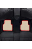 Seat Leon 1M 1998-2004  Bej Halı Kırmızı Kenar  Petek Topuk - 2