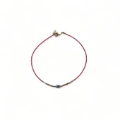 Nazar Boncuklu Pembe Boncuk Kolye thumbnail 2