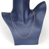 Dorik Zincir 4 mm Kadın Genç Zincir Kolye 45 cm thumbnail 2