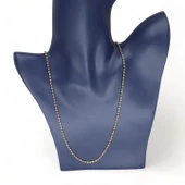 Dorik Zincir 4 mm Kadın Genç Zincir Kolye 45 cm thumbnail 3