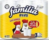 FAMİLİA PLUS YAĞ EMİCİ 6'LI HAVLU - 1