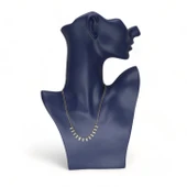 Işıltılı Melodi Kadın Genç Kolye Kristal Taşlı thumbnail 3