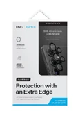 Samsung Galaxy S25 Ultra Kamera Lens Koruyucu Alüminyum Çerçeve AluGuard Serisi Oleofobik Yüzey  SİYAH - 3