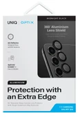 Samsung Galaxy S25 Kamera Lens Koruyucu Alüminyum Çerçeve AluGuard Serisi Oleofobik Yüzey - 4