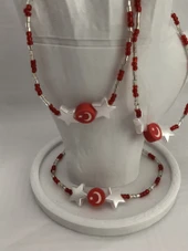 Ayyıldızlı Boncuk Fimo Bileklik - 2