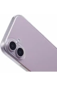 iPhone 16 (6.1 inç) Uyumlu Ultra Şeffaf Silikon Koruma Kılıfı - Tam Kasa Şok Emici Transparan Kapak - 8