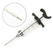 Et Marine Enjektörü Paslanmaz Çelik Iğneli Baharat Sos Şırıngası 50ml - 3