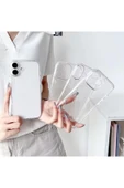 iPhone 16 (6.1 inç) Uyumlu Ultra Şeffaf Silikon Koruma Kılıfı - Tam Kasa Şok Emici Transparan Kapak - 2