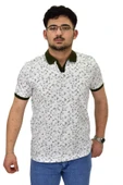 Erkek Polo Yaka Baskılı Pike Tişört 10600 BGL-ST04539 thumbnail 4