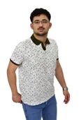 Erkek Polo Yaka Baskılı Pike Tişört 10600 BGL-ST04539 thumbnail 12