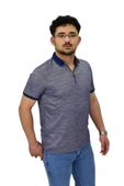 Erkek Polo Yaka Fermuarlı Merserize Jakarlı Tişört 7640 BGL-ST04537 thumbnail 6