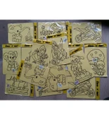 5'Lİ KUM-TUZ BOYAMA SETi A4 BOYUTUNDA ÇOCUKLARA ETKİNLİK thumbnail 1