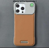 iPhone 16 Pro Parfümlü Koku Hazneli MagSafe Uyumlu Deri Kılıf thumbnail 5