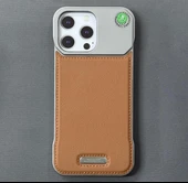 iPhone 16 Pro Max Parfümlü Koku Hazneli MagSafe Uyumlu Deri Kılıf thumbnail 5