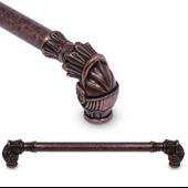 (224 mm-22.4 cm) Eskitme Antik Bakır Metal Mobilya Mutfak Çekmece Dolap Dolabı Kulpu Kulbu Kulpları thumbnail 5