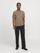 JPRCCCOOPER KNIT POLO SS SN Greige Greige L - 4