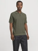 JPRCCCOOPER KNIT POLO SS SN Tea Leaf Tea Leaf L - 7