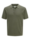 JPRCCCOOPER KNIT POLO SS SN Tea Leaf Tea Leaf L - 2
