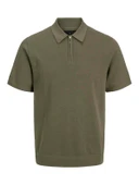 JPRBLAMILANO SPRING KNIT POLO SS SN Tea Leaf Tea Leaf M - 2