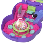 Polly Pocket ve Maceraları Kompakt Oyun Seti Göz Bantlı Köpek JFG56-JCR38 - 3