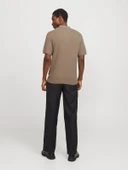 JPRCCCOOPER KNIT POLO SS SN Greige Greige S thumbnail 3