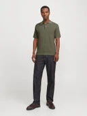 JPRCCCOOPER KNIT POLO SS SN Tea Leaf Tea Leaf L - 5